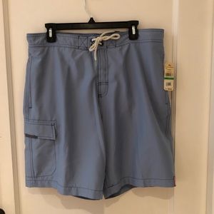 NWT Tommy Bahama Blue Mens Swim Shorts L